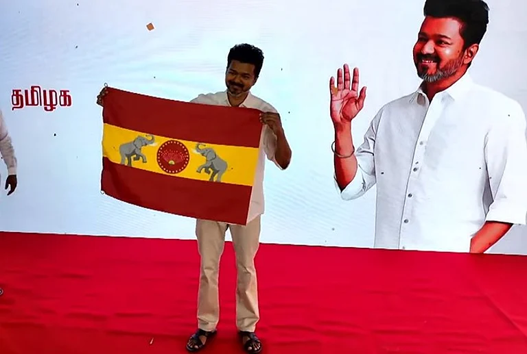 Vijay announced his political party, Tamilaga Vetri Kazhagam, in February this year - YouTube/TVK